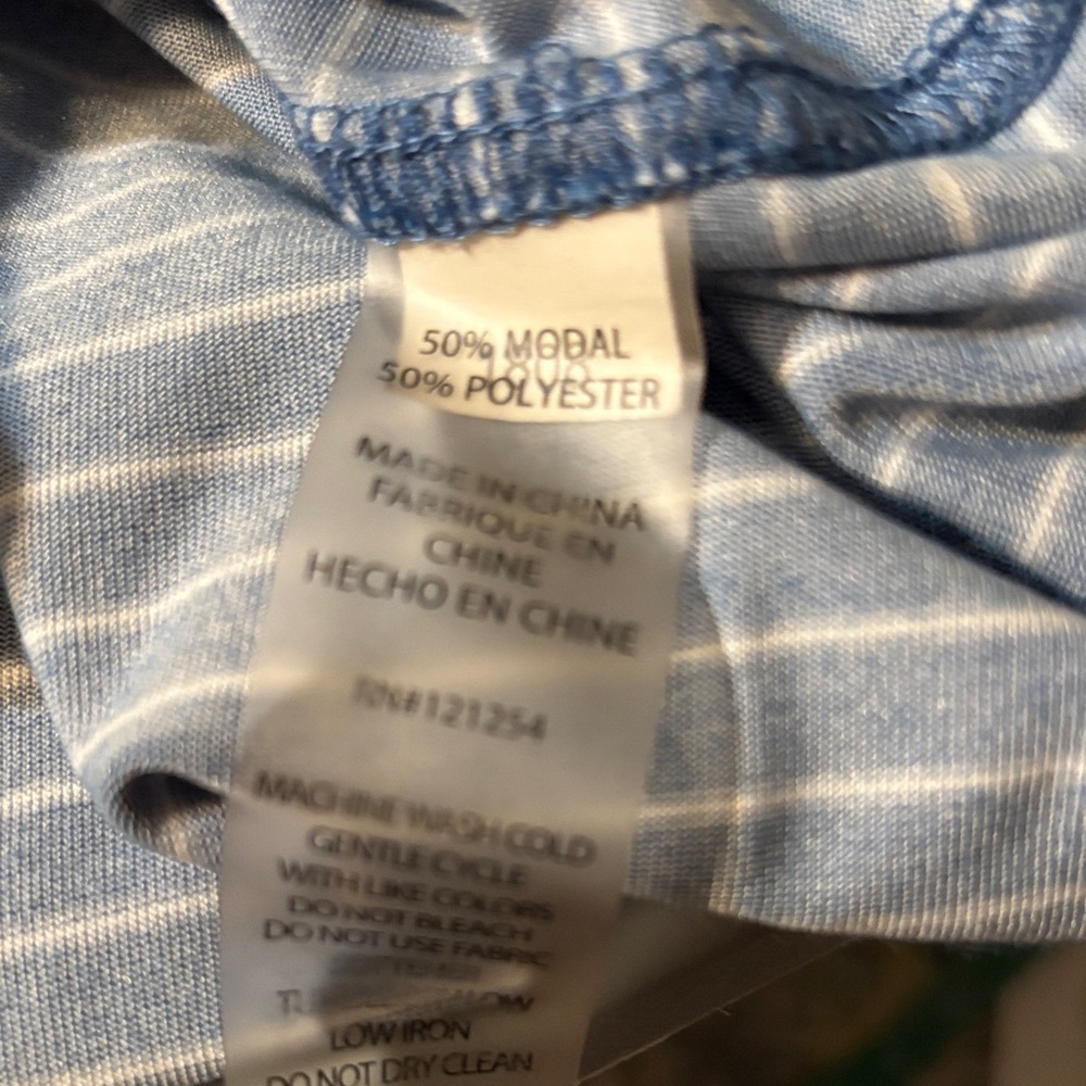 Striped Blue Women's Top (R) - Picture 7 of 7